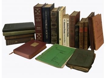 Large Lot Of Poetry Books