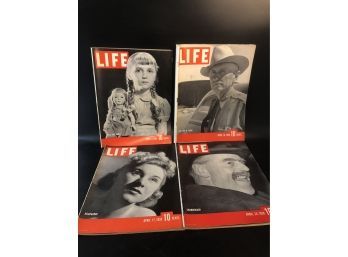 4 April 1939 Life Magazines