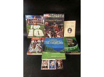 Assorted Sports Books, Magazines And Ephemera