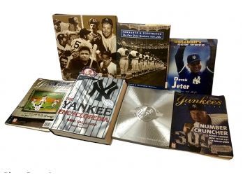 Assorted NY Yankee Books And Magazines