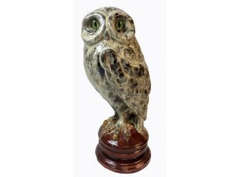 Rare Emile Galle C. 1889 Exposition Owl