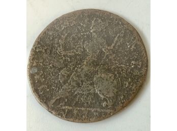 Old Coin Possibly Connecticut Colonial Copper- Very Worn