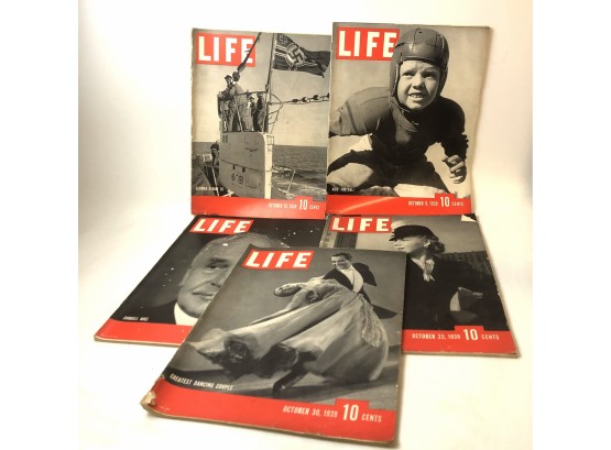 5 October 1939 Life Magazines