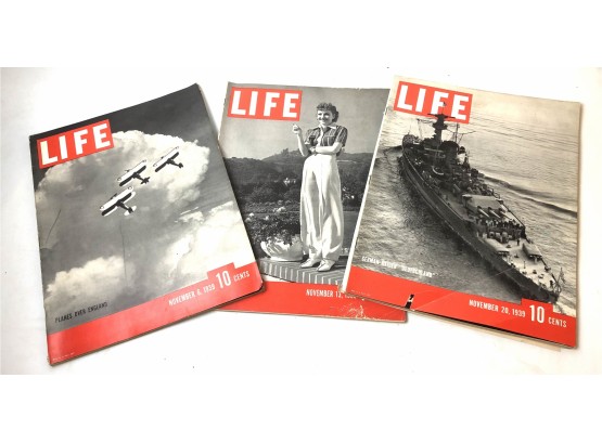 3 November 1939 Life Magazines