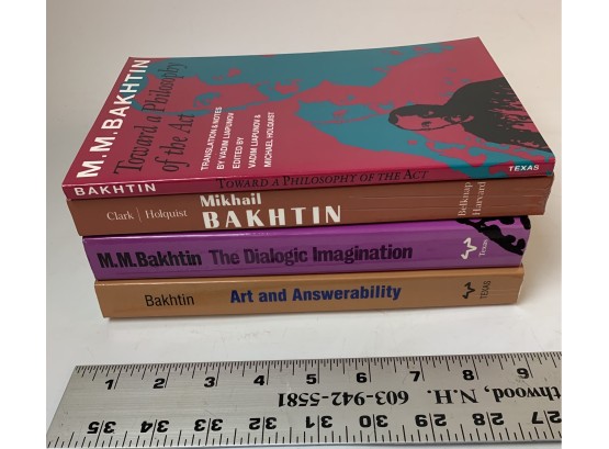 4 Softcovers By Or About M.M. Bakhtin