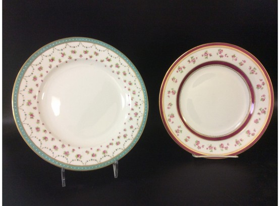 2 Beautiful Anglo China Plates