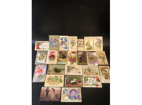 Antique Postcards- Holiday & Others Greeting Cards