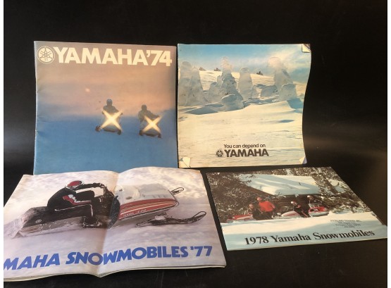 1970s Yamaha Snowmobile Catalogs
