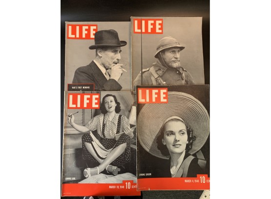 4 March 1940 Life Magazines