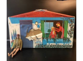 Vintage Barbie & Skipper House & Allen Doll