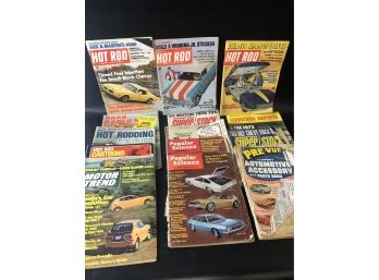 Vintage Car/hot Rod Magazines And Parts Catalogs