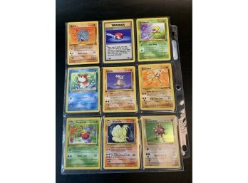 18 Different Pokemon Cards Including 2 Holograms