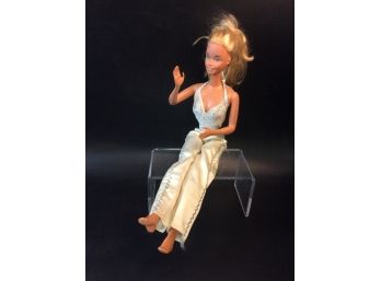 Mattel Barbie Hard Plastic 18 1/2' Tall 1976