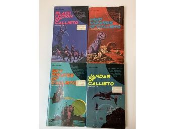 4 Lin Carter Vintage Sci Fi Paperbacks