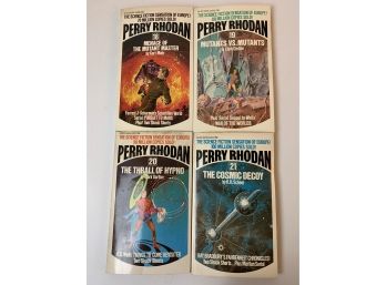 4 Perry Rhodan Sci Fi Paperbacks