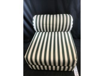 Green Striped Flip Out Futon, Some Staining