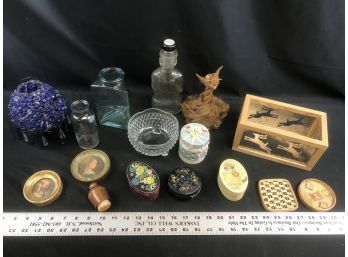 Miscellaneous Lot Of Decorative Items And Containers