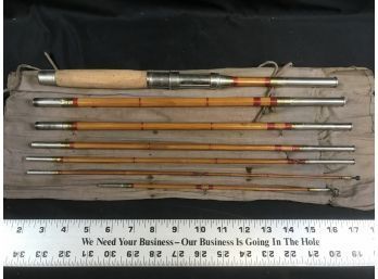 7 Piece Bamboo Fishing Rod