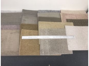 Lot Of 20 New Bound Carpet Samples Approximately 24 X 18