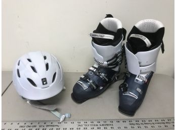 Tecnica Ski Boots, Size 26, Giro Helmet Medium