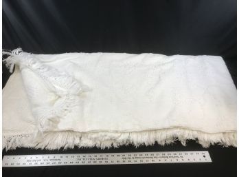 White Bedspread, Size Unknown