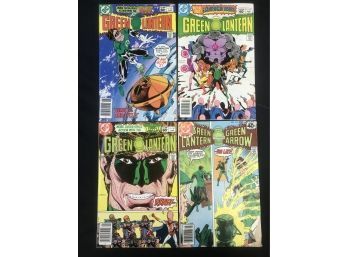 4 Vintage Comics 1970-80s, Green Lantern 116,153,160,161, See Pics
