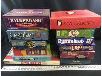 Lot Of Board Games, Dirty, Not Checked For Completeness A