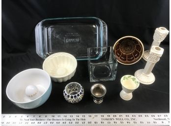 Threshold Egg Bowl, Pyrex 9 X 13 Dish, Various Ceramics