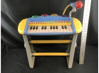 Toy Piano On Stand, Untested, As Is