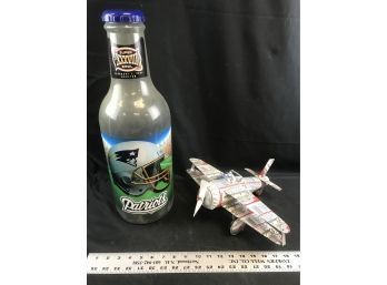 Budweiser Airplane, Patriots Plastic Bottle Bank