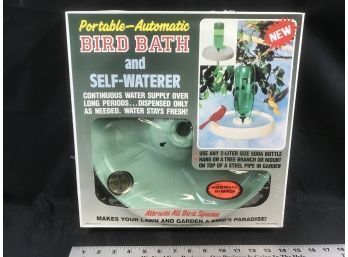 Bird Bath And Self Waterer From 2 L Size Soda Bottle