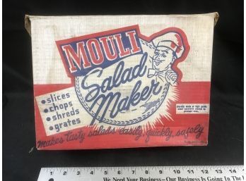 Vintage Mouli Salad Maker With Box