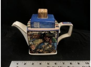 Sadler Classic Stories Treasure Island Tea Pot, Made In England