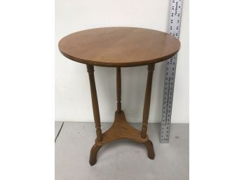Small Wood Table 23 Inches Tall