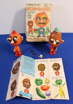Lot 101- 1960s Vintage Oscar The Orange & Mr. Potato Head In The Original Box - Hasbro