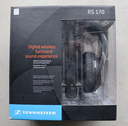 Lot 126 - Sennheiser RS170 Digital Wireless Surround Sound Head Phone System In Original Box