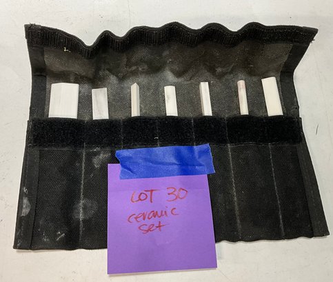 Lot 30 - Spyderco Cermaic File Set7 Stones In Black Case - Hand Tools