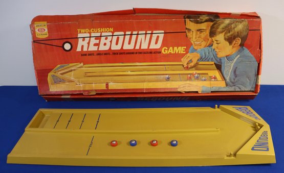 Lot 103- 1970 Vintage Ideal Toys Rebound Game In Original Box
