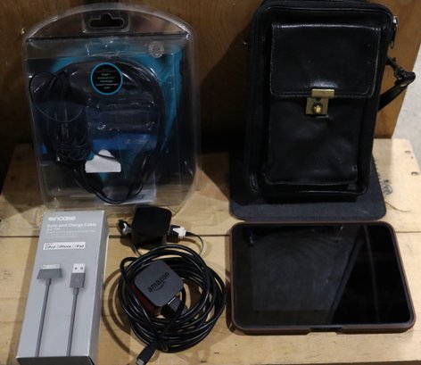 Lot 167 - Kindle HD Fire - Sennheiser - Internet Headset PC36 With Call Control - Charge Cable For Ipad IPhone
