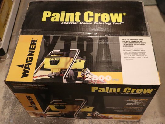 Lot 201V- Wagner Paint Crew Airless Paint Sprayer - Brand New In Box