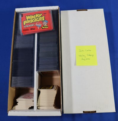 Lot 127 - Wacky Packages & Stickers Reprints - 300/400 In Lot
