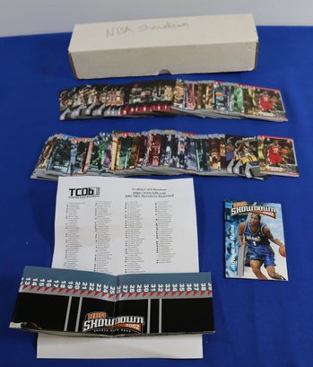 Lot 131- NBA Basketball Showdown Card Set 2002 - Over 250 Cards