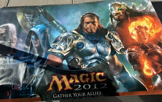 Lot 632 - Magic The Gathering 2012 Vinyl Banner - 58 Inches