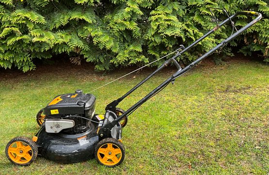 Lot 300SES- Poulan Pro 6.5hp Briggs & Stratton Push Lawn Mower 21 Inch Cut Width