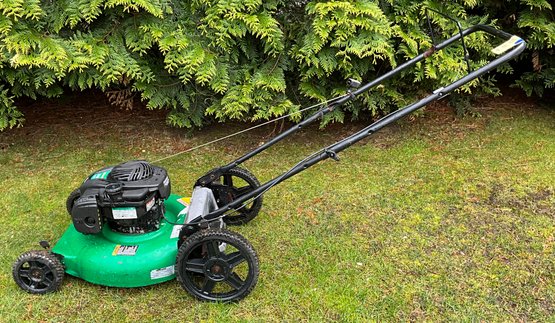 Lot 301SES- Weed Eater 550E Series 140cc Briggs & Stratton Push Lawn Mower 21 Inch Cut Width