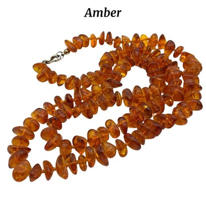 Lot 27- Antique Hand Knotted Amber Necklace
