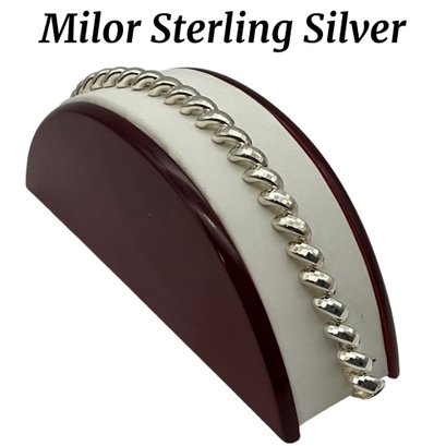 Lot 69SES- Sterling Silver Milor San Marco Bracelet - Italy