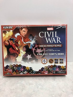 Lot 516 - Sealed Marvel Civil War VizKids Dice Masters Collectors Box 2016