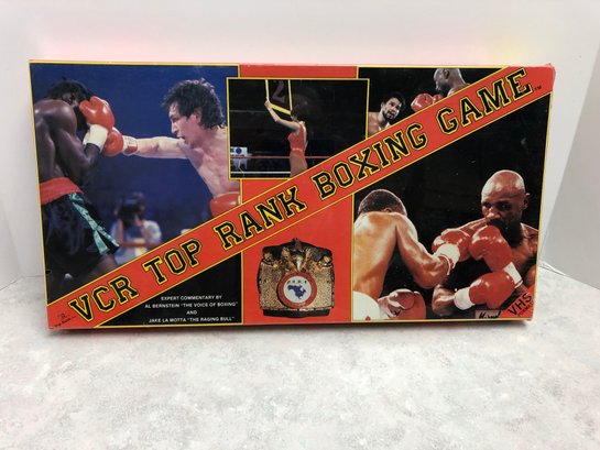 Lot 543 - Sealed VCR Top Rank Boxing Game 1987 - New In Box