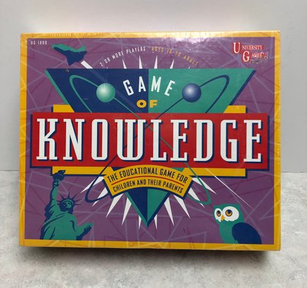 Lot 544 - New Sealed Game Of Knowledge - 1995 - New Old Stock - New In Box
